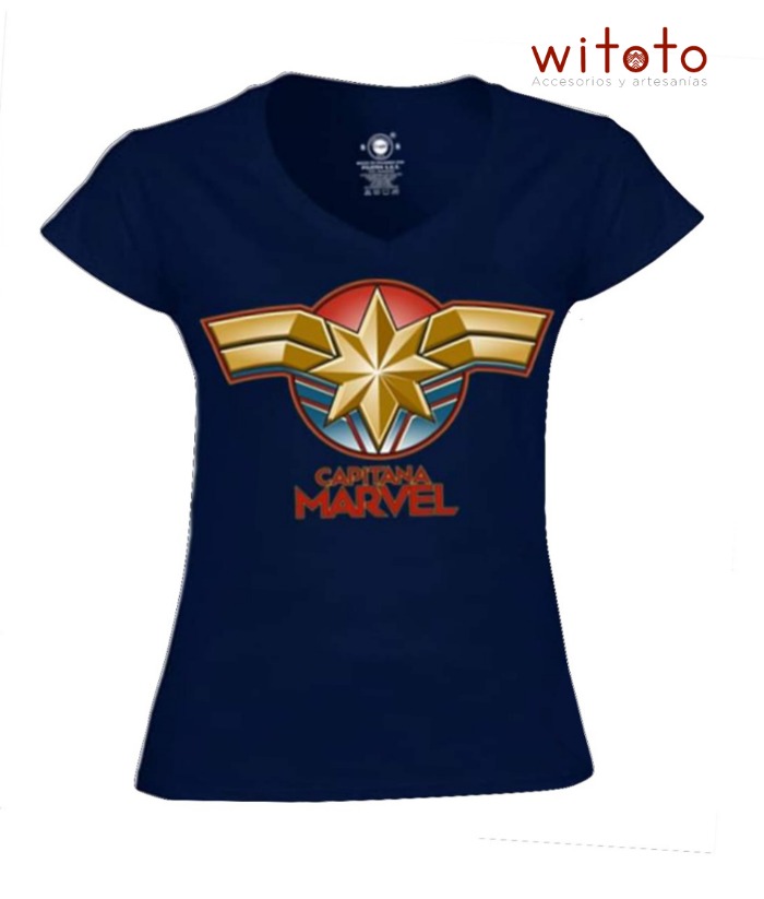 Polera capitana marvel new arrivals